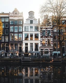 Amsterdam city view